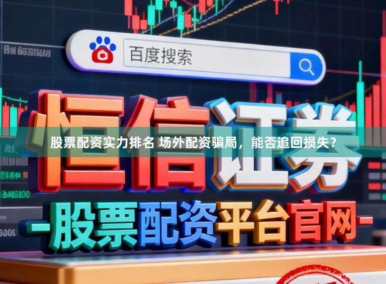 股票配资实力排名 场外配资骗局，能否追回损失？